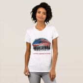 De kracht van Amerika schittert T-shirt (Voorkant volledig)