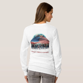 De kracht van Amerika schittert T-shirt