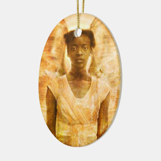 De kracht van Angels Keramisch Ornament (Links)