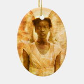 De kracht van Angels Keramisch Ornament (Achterkant)