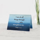 De kracht van Christus Aanmoediging Kaart (Voorkant)