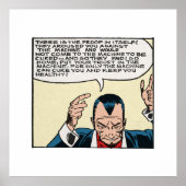 De kracht van de buitenruimtegrond van de machine poster (Voorkant)