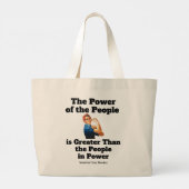 De kracht van de Canvas tas (Achterkant)