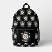 De kracht van de economie bedrukte rugzak (Voorkant)