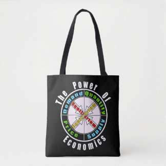 De kracht van de economie tote bag