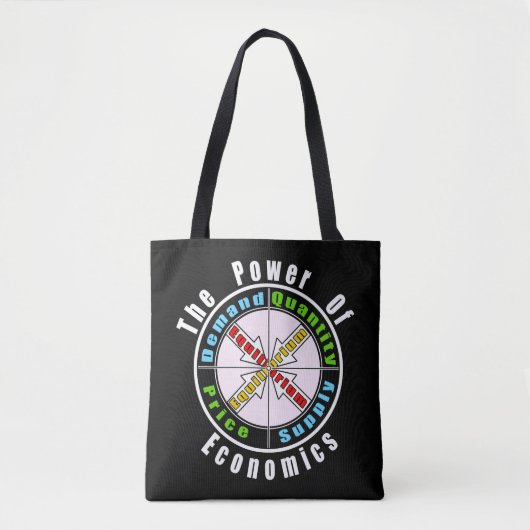 De kracht van de economie tote bag (Voorkant)
