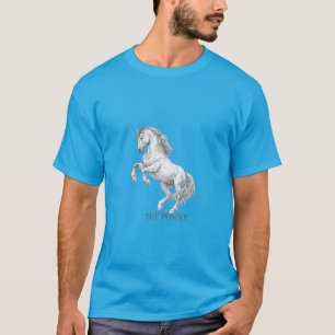 De Kracht van de Hengst Majestueus Paard Grafisc T-shirt