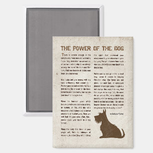 De kracht van de hond Gedicht - Rudyard Kipling Magneet