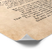 De kracht van de hond, het gedicht aanraken poster (Hoek)