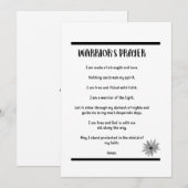 DE KRACHT VAN DE KAART VAN HET GEBED VAN DE KRIJGE (Voorkant / Achterkant)