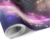 De kracht van de mystieke wolf cadeaupapier (Rol Hoek)