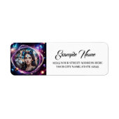 De kracht van de mystieke wolf etiket (Voorkant)