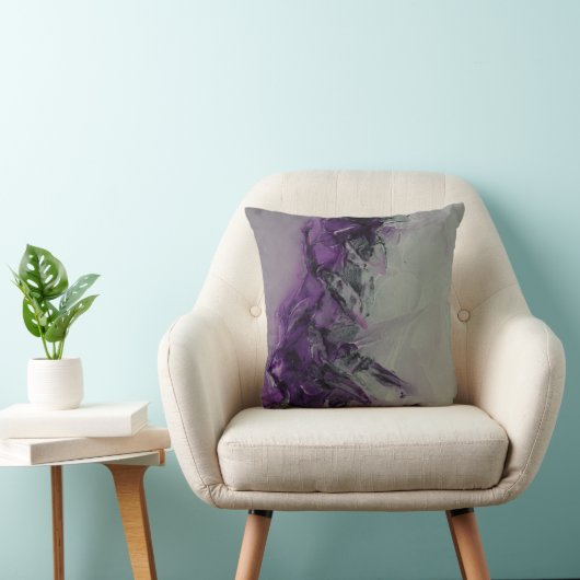 De kracht van de Paarse polyesterpiloot Kussen (Stoel)