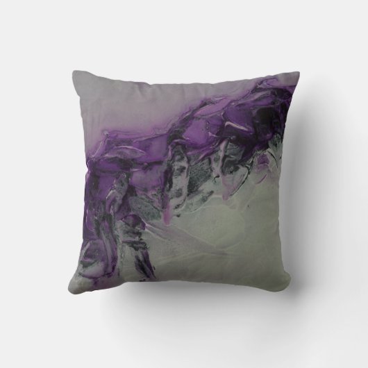 De kracht van de Paarse polyesterpiloot Kussen (Achterkant)