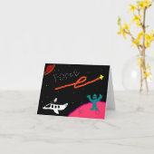 De Kracht van de planeet notecard Kaart (Gele Bloem)