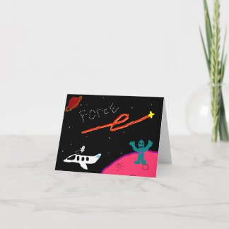 De Kracht van de planeet notecard Kaart