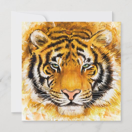 De kracht van de TIGER-uitnodiging Kaart (Voorkant)