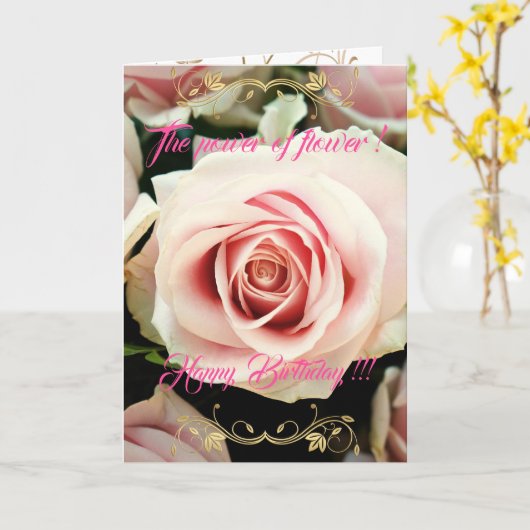 De kracht van de ventilator kaart (Gele Bloem)