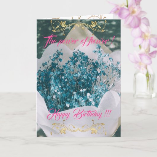 De kracht van de ventilator kaart (Orchidee)