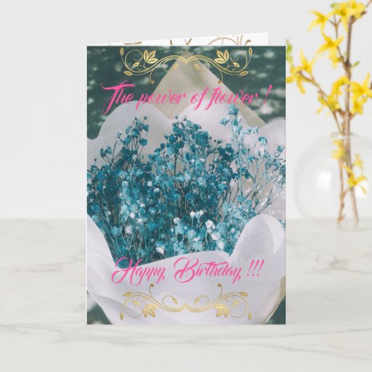 De kracht van de ventilator kaart (Gele Bloem)