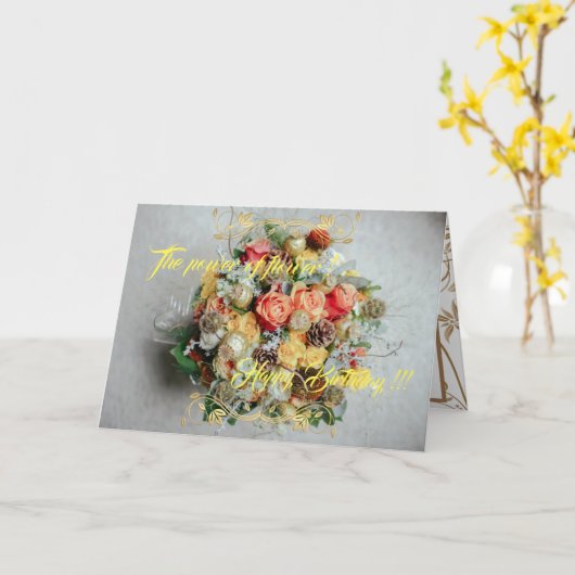 De kracht van de ventilator kaart (Gele Bloem)