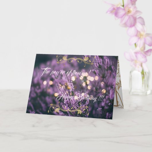 De kracht van de ventilator kaart (Orchidee)
