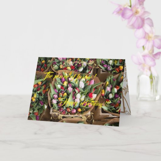 De kracht van de ventilator kaart (Orchidee)