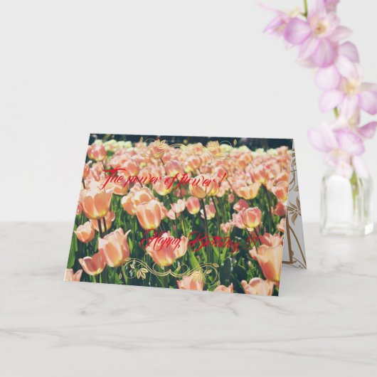 De kracht van de ventilator kaart (Orchidee)