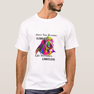 De kracht van een Fearless Lion T-shirt