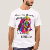 De kracht van een Fearless Lion T-shirt (Voorkant)