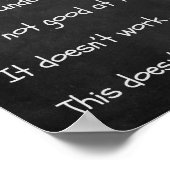 De kracht van een groeiend gedempt leslokaal poster (Hoek)