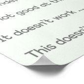 De kracht van een groeiend gedempt leslokaal poster (Hoek)