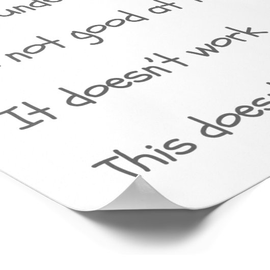 De kracht van een groeiend gedempt leslokaal poster (Hoek)