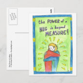 De kracht van een hug briefkaart (Voorkant / Achterkant)