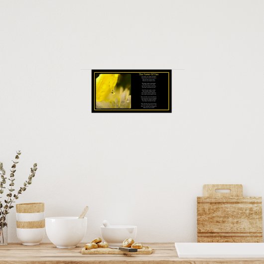 De kracht van één poster (Keuken)