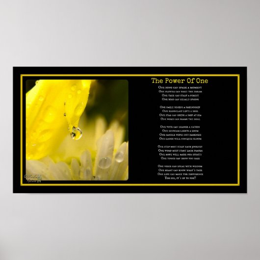 De kracht van één poster (Voorkant)