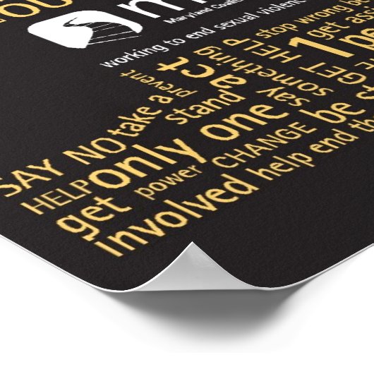 De kracht van één Poster (Hoek)