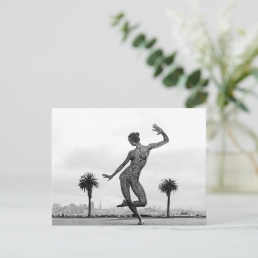 De kracht van een vrouw briefkaart (Staand voorkant)