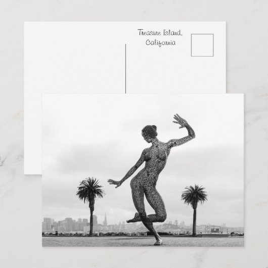 De kracht van een vrouw briefkaart (Voorkant / Achterkant)