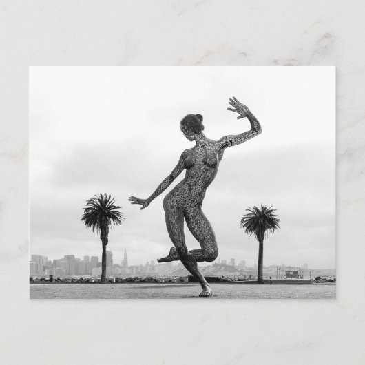 De kracht van een vrouw briefkaart (Voorkant)