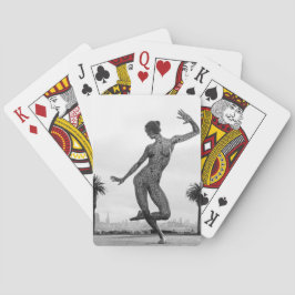 De kracht van een vrouw pokerkaarten