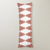 De kracht van een zwarte achtergrond met een rood lichaamskussen (Achterkant (Verticaal))