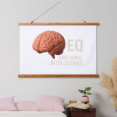 De kracht van emotionele intelligentie hangend wandkleed (Slaapkamer)