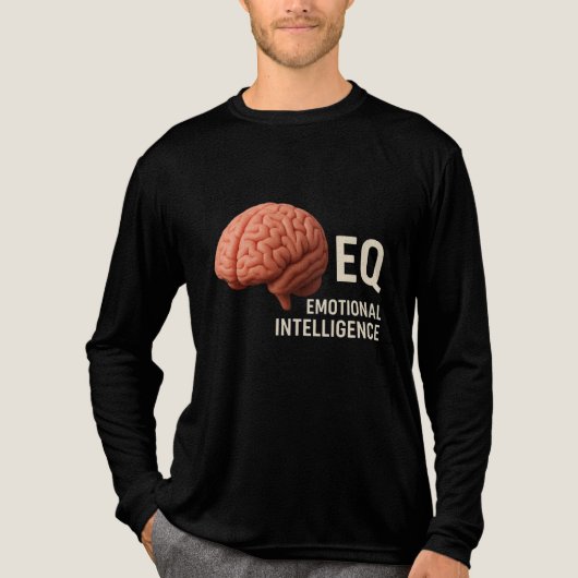 De kracht van emotionele intelligentie Tri-Blend shirt (Voorkant volledig)