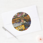 De kracht van empathie ronde sticker (Envelop)