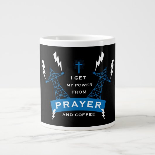 De Kracht van Gebed Grote Koffiekop (Voorkant)