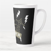 De Kracht Van Gebed Latte Mok (Rechts)