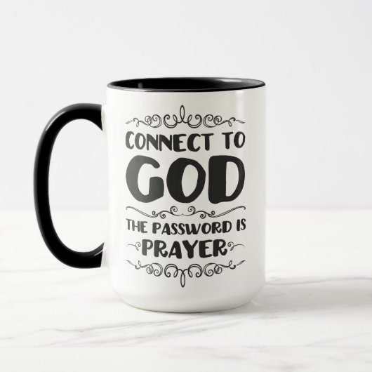 De kracht van gebed mok (Links)