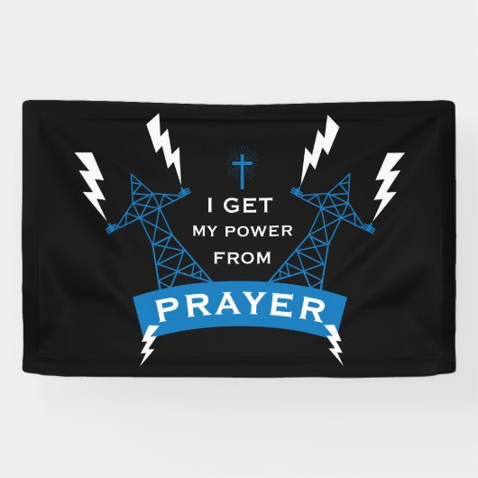 De Kracht van Gebed Spandoek (Horizontaal)