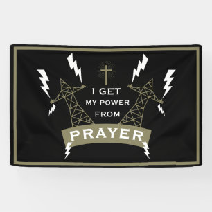De Kracht Van Gebed Spandoek